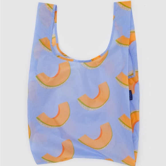 BAGGU Handbags - BAGGU Standard Reusable Bag - Cantaloupe Blue